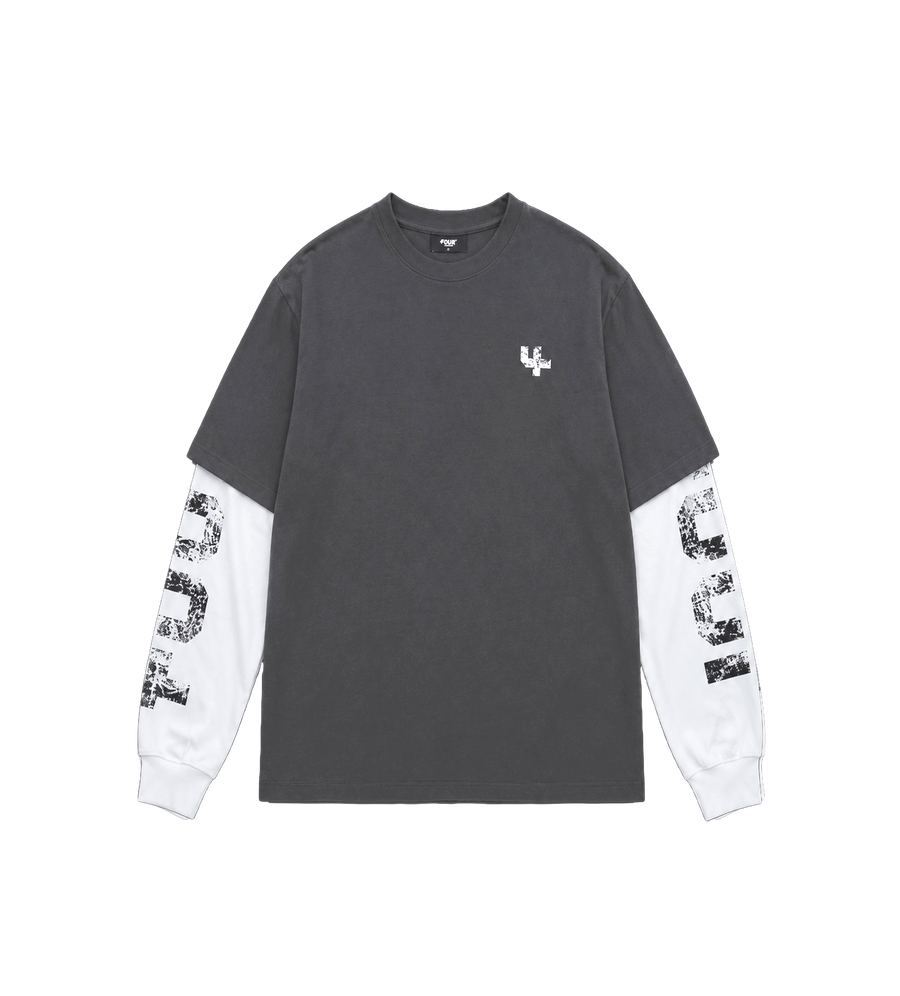 Four Everyone DL Longsleeve Wit/Asfalt