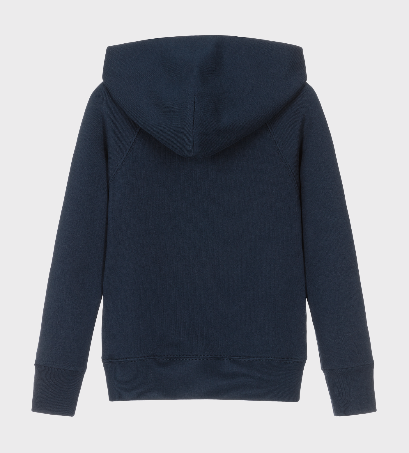 Embroidered Hoodie Blue