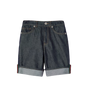 Gucci Kinderdenim Shorts Met Web in Donkerblauw