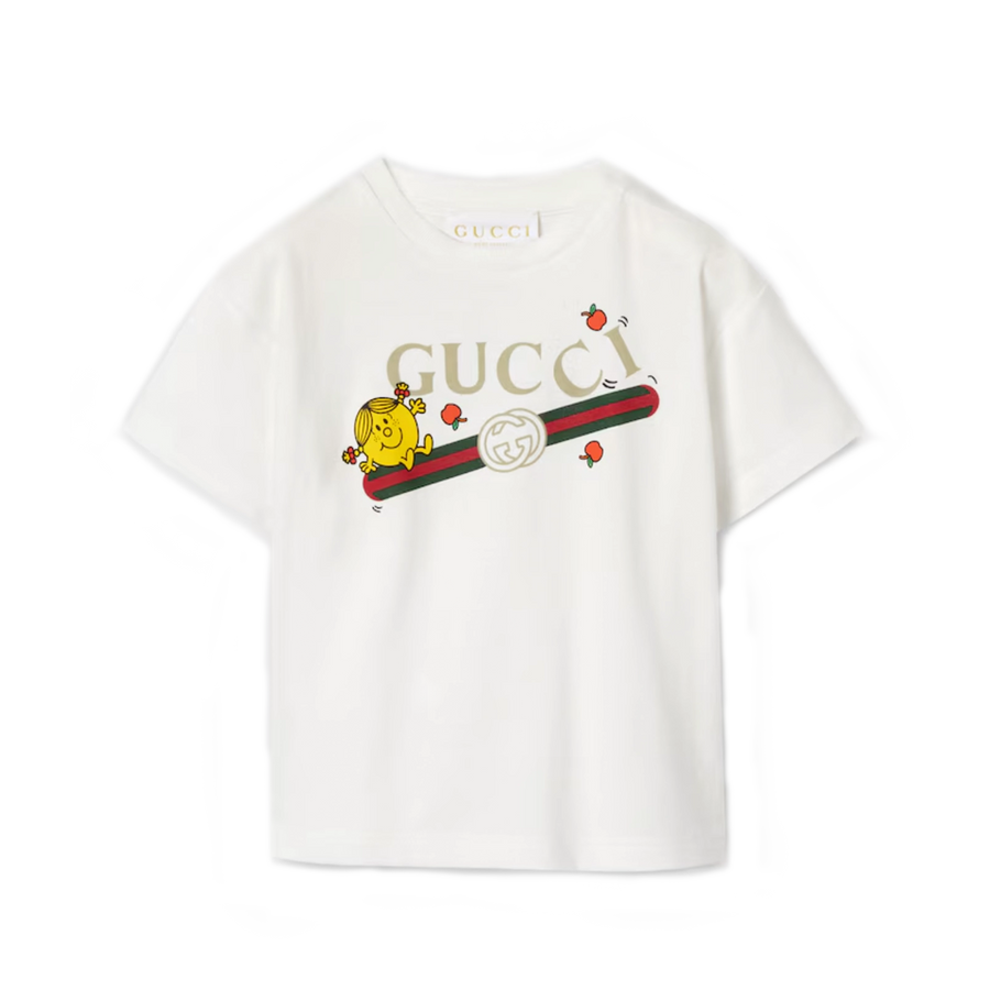 Gucci x MR. MEN™ LITTLE MISS™ Print T-Shirt in White (Baby)