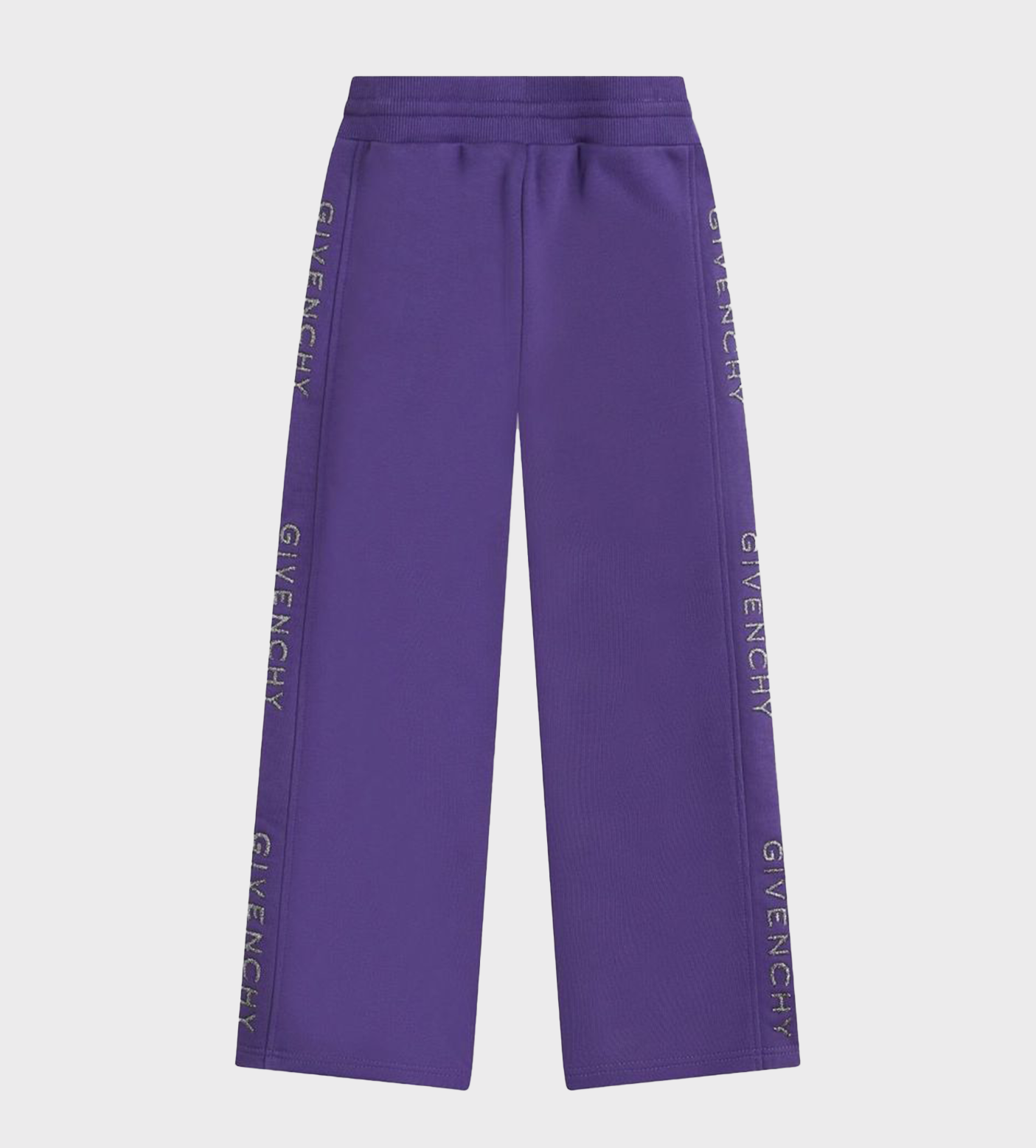 Logo-Embroidered Drawstring Trackpants Violet