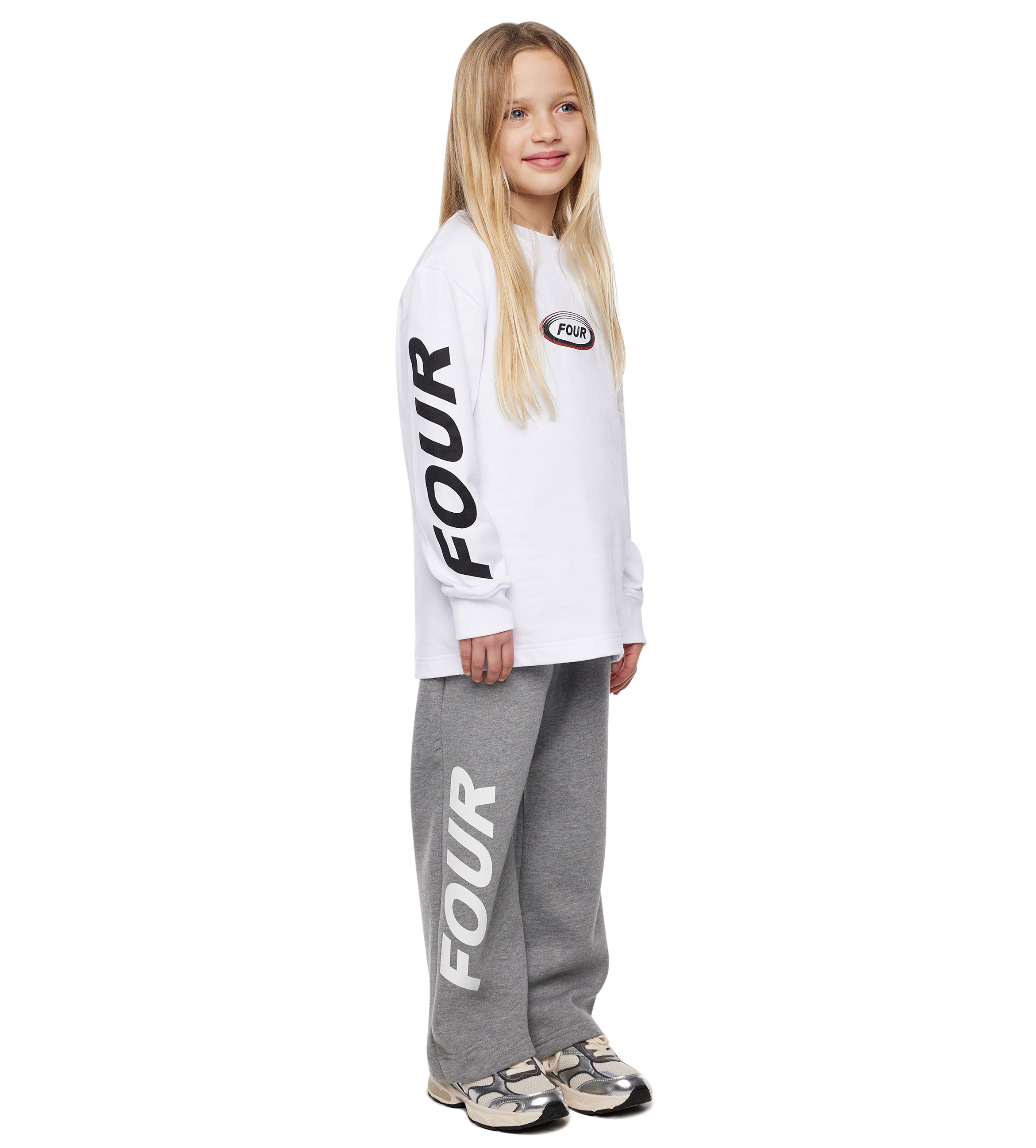 Reconstructed Circles Longsleeve White