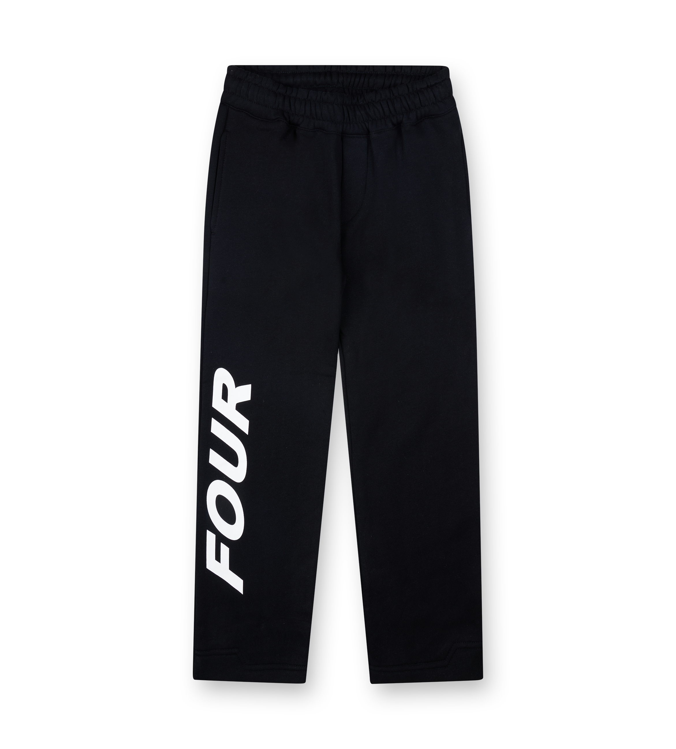 Reconstructed Circles Straight Leg Pants Black