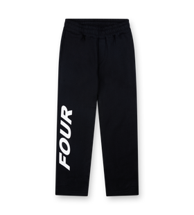 Reconstructed Circles Straight Leg Pants Black