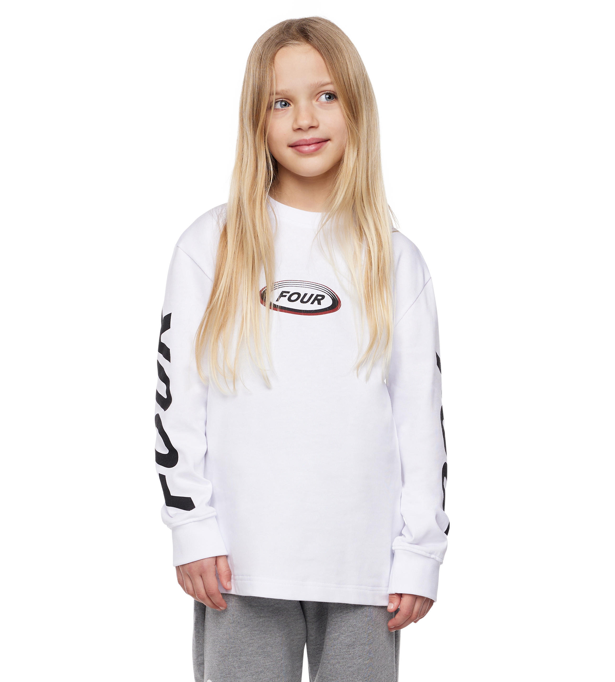 Reconstructed Circles Longsleeve White