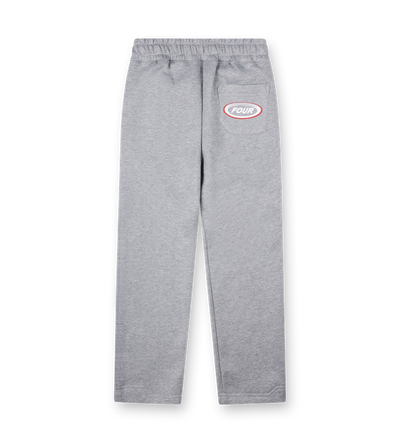 Reconstructed Circles Straight Leg Pants Grey Melange