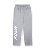 Reconstructed Circles Straight Leg Broek Grijs Melange