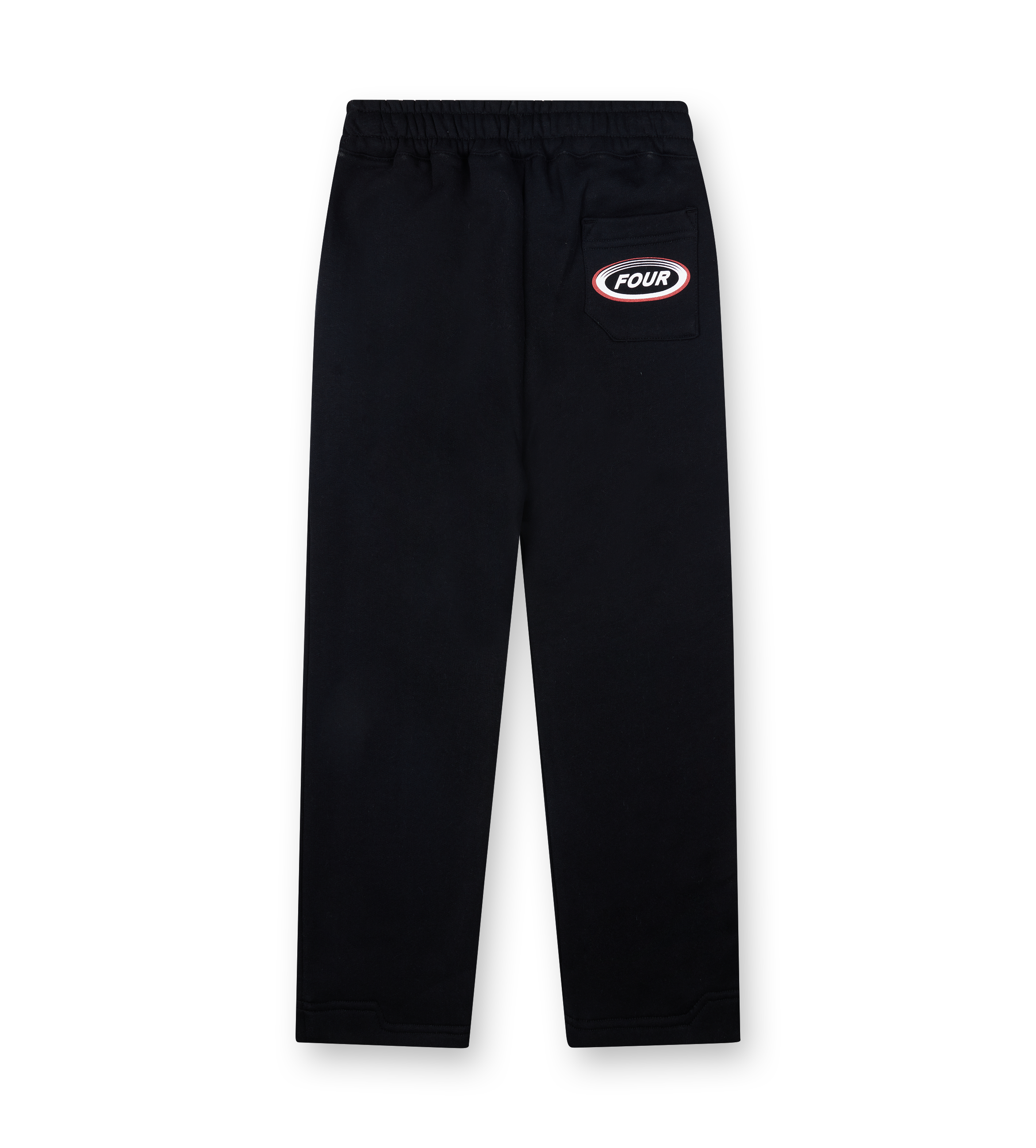 Reconstructed Circles Straight Leg Pants Black