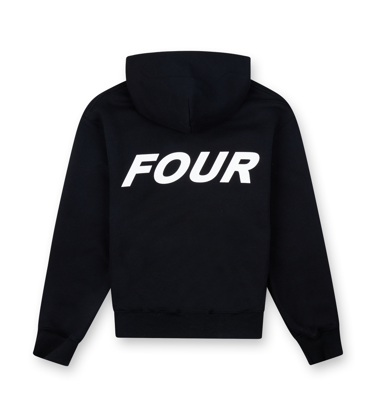Reconstructed Circles Zip Up Hoodie Zwart