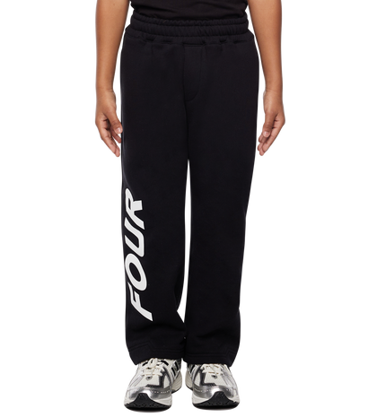 Reconstructed Circles Straight Leg Pants Black