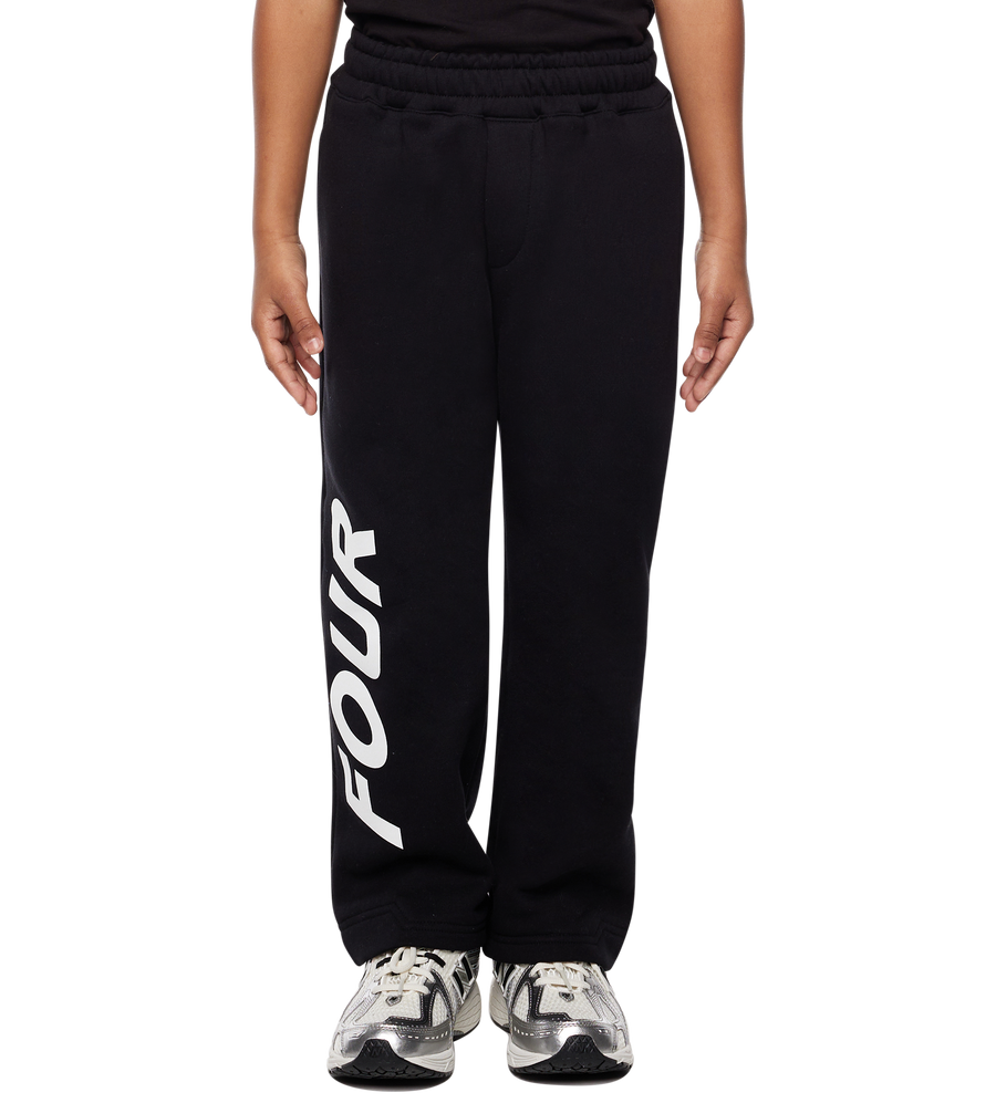 Reconstructed Circles Straight Leg Pants Black