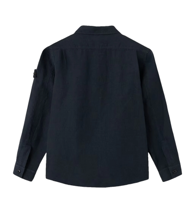 Kids Regular Fit Overshirt in Navy Blue