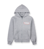 Reconstructed Circles Zip Up Hoodie Grijs Melange