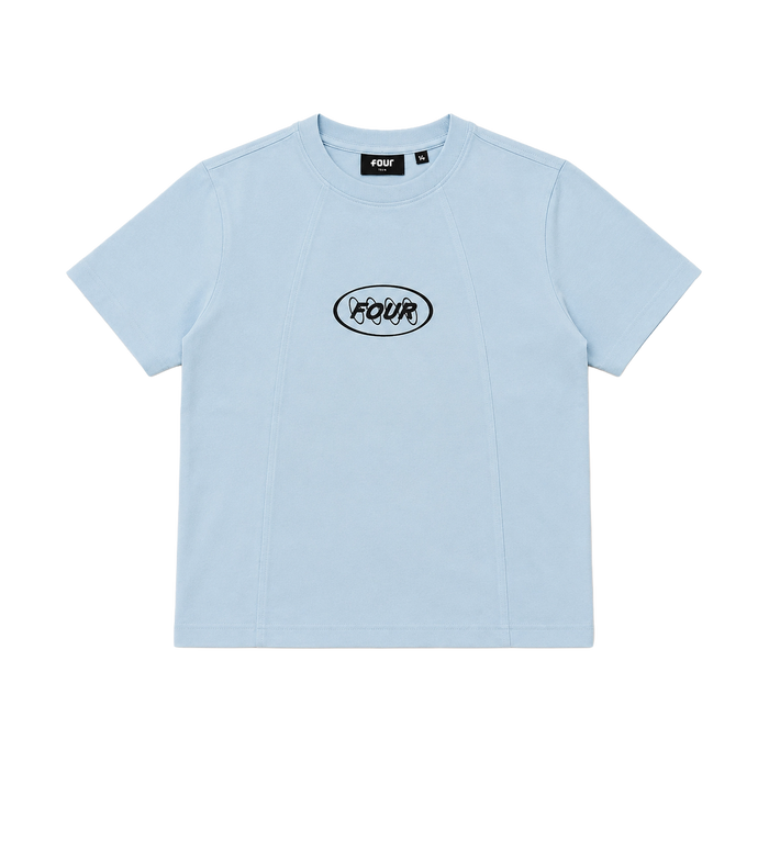 Contained Circles T-shirt Light Blue