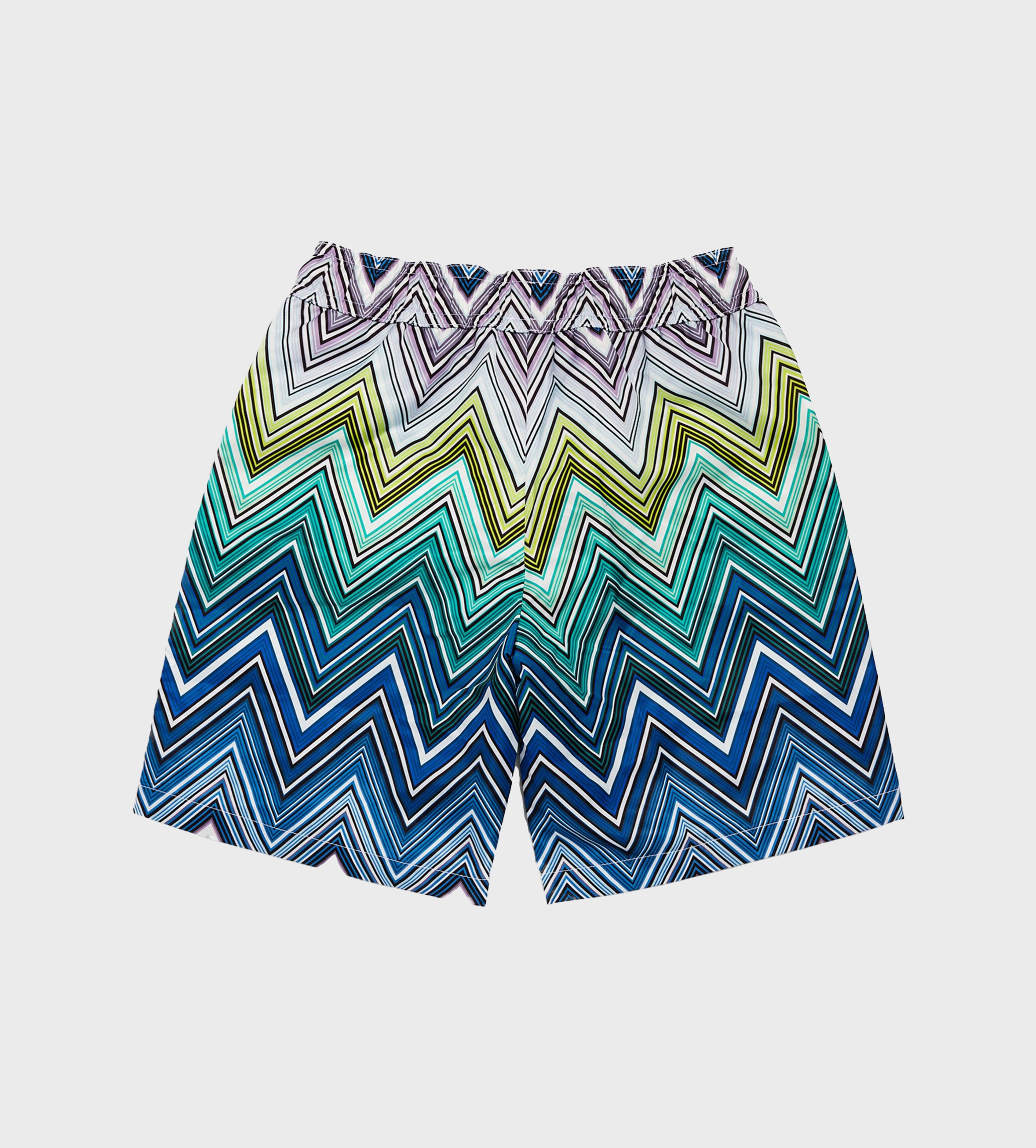 Zigzag-Print Swim Shorts Multi