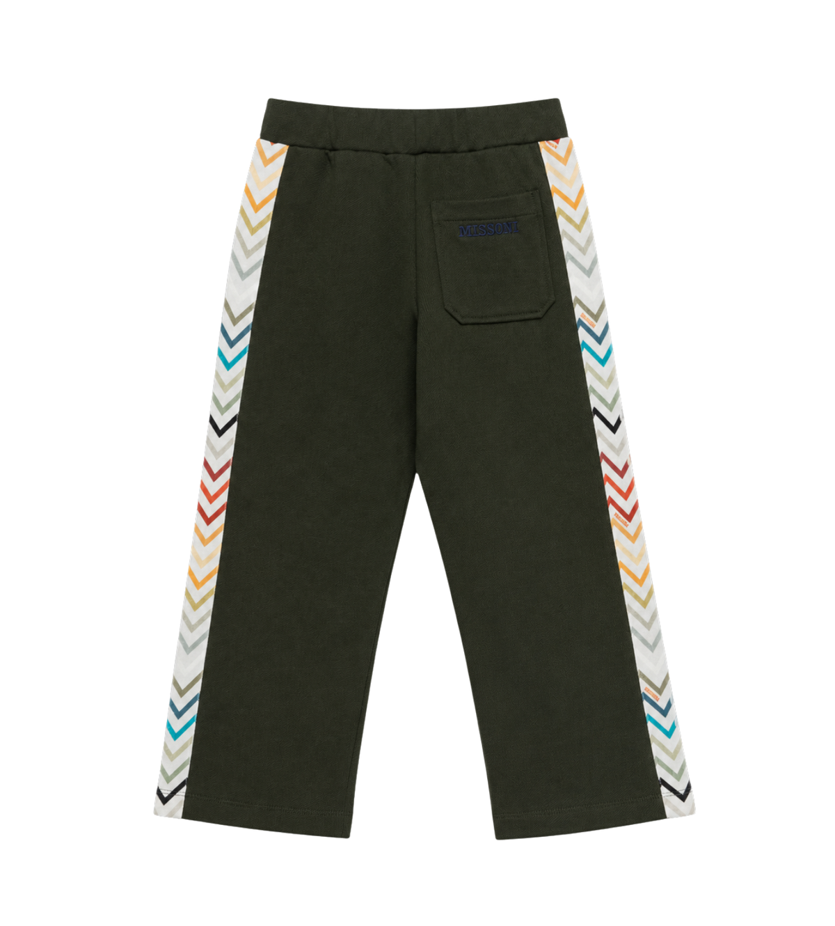 Kids Joggingbroek met geborduurd logo donkergroen
