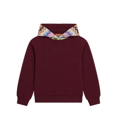 Kids Logo hoodie pruim