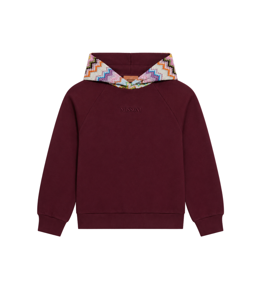Kids Logo hoodie pruim