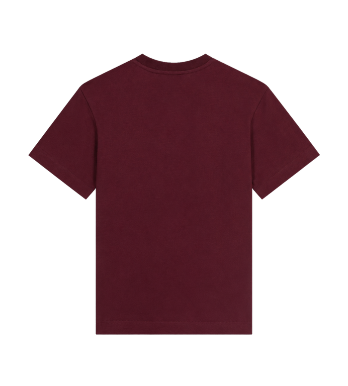 Kids Katoenen T-shirt met print Pruim