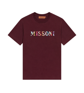 Kids Katoenen T-shirt met print Pruim