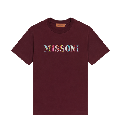 Kids Katoenen T-shirt met print Pruim