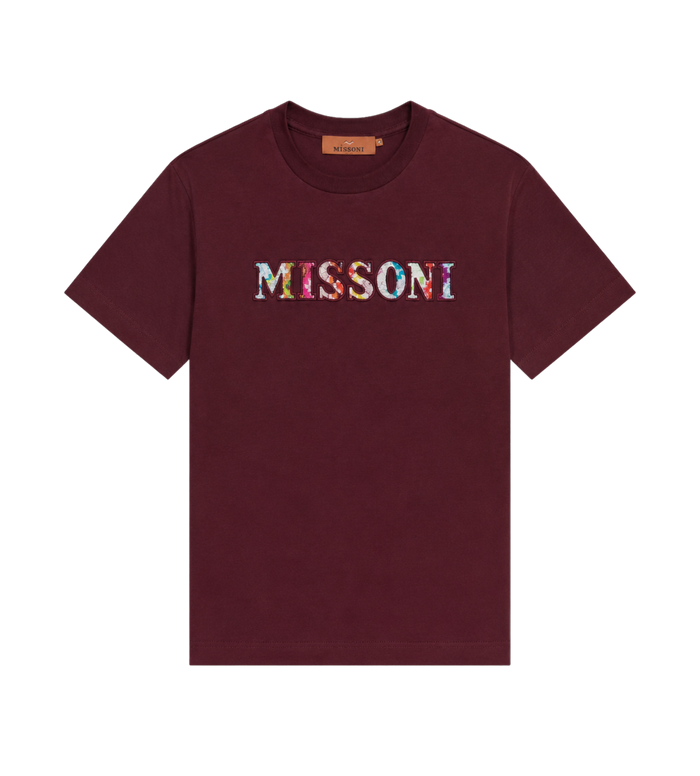 Kids Katoenen T-shirt met print Pruim