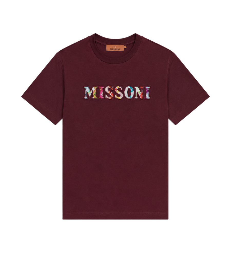 Kids Katoenen T-shirt met print Pruim