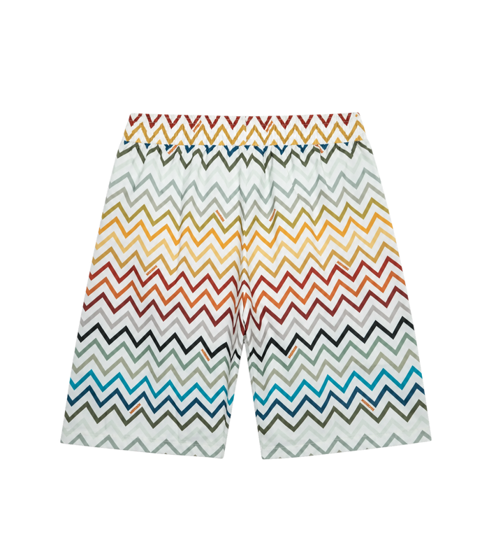 Kids Zigzag Swim Shorts Multicolour