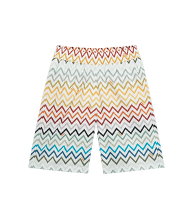 Kids Zigzag Swim Shorts Multicolour