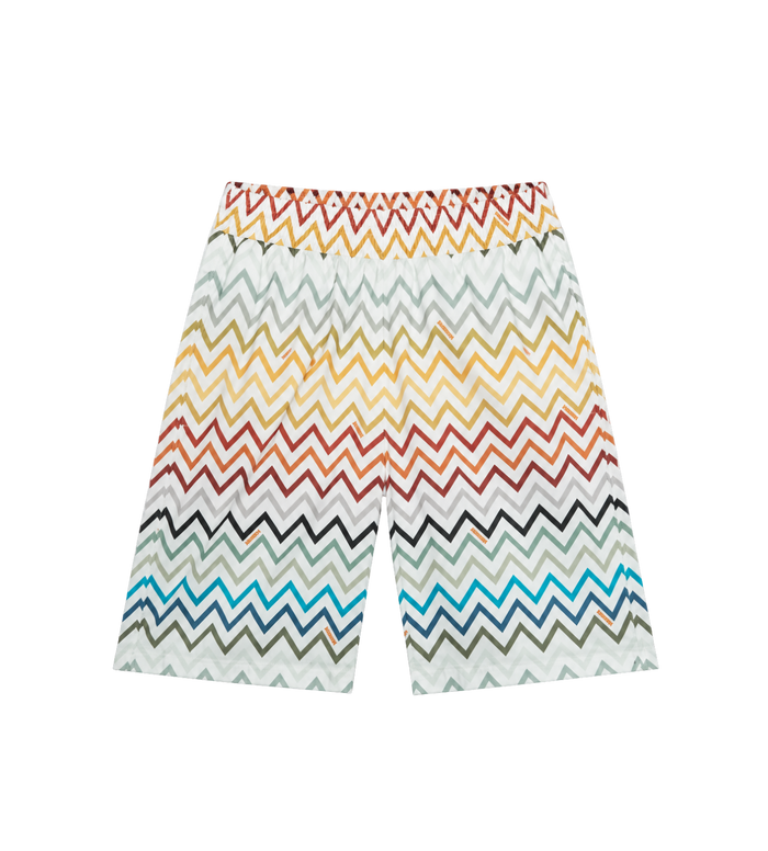 Kids Zigzag Swim Shorts Multicolour