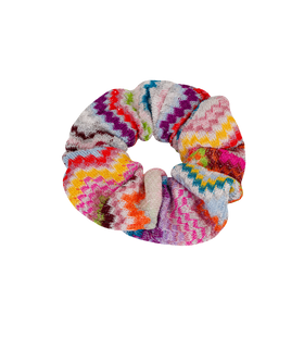 Kids Zigzag scrunchie veelkleurig