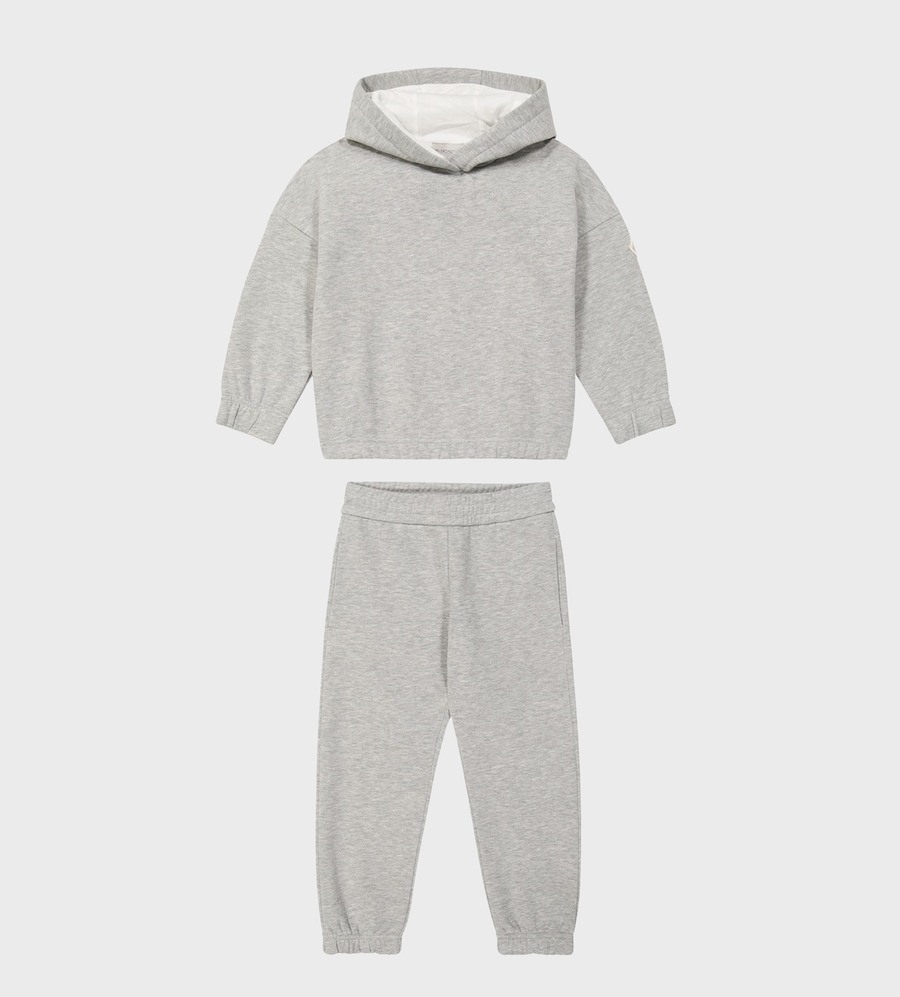 Cotton Tracksuit Set Grey