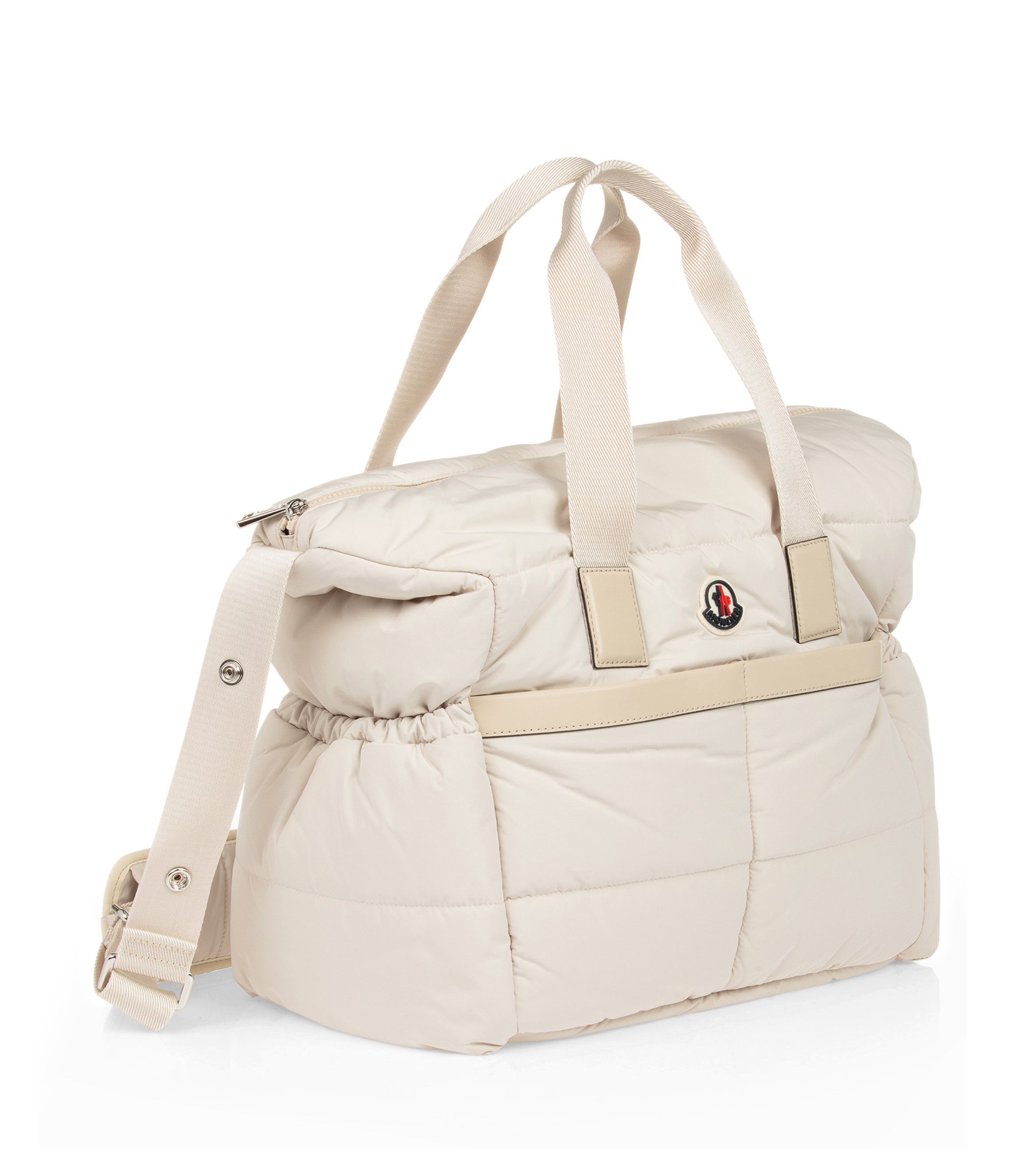 Moncler Nylon Diaper Bag Beige