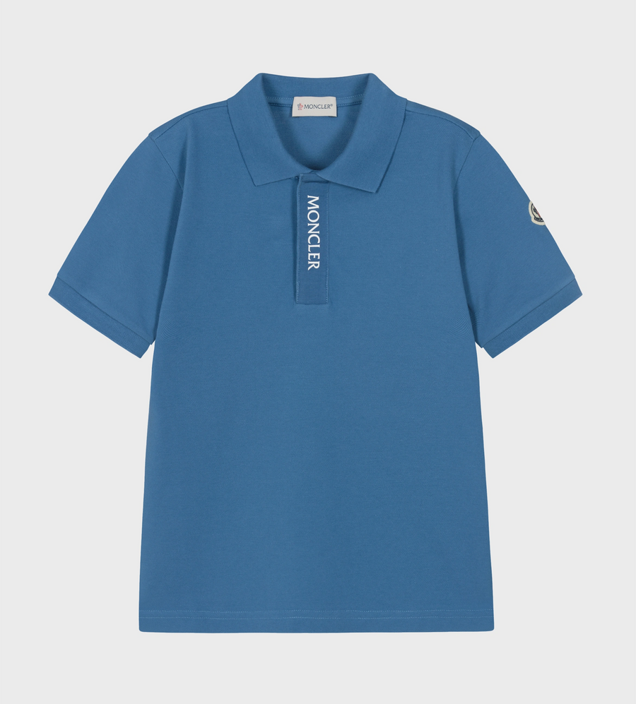 Logo-print Polo Shirt Blue