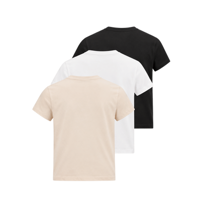 Moncler KSS26 8C00034 89AT9 3P2 SS T-shirts, 3 stuks
