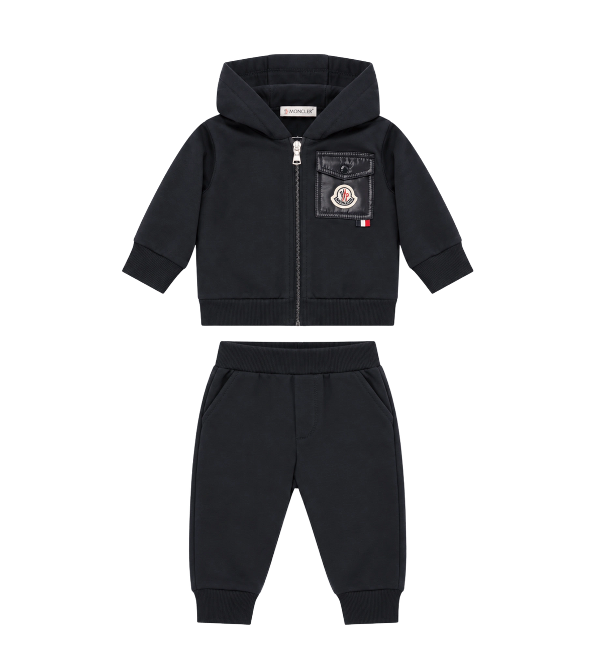 Baby Katoenmix Sweatsuit Set donkerblauw