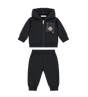 Baby Katoenmix Sweatsuit Set donkerblauw