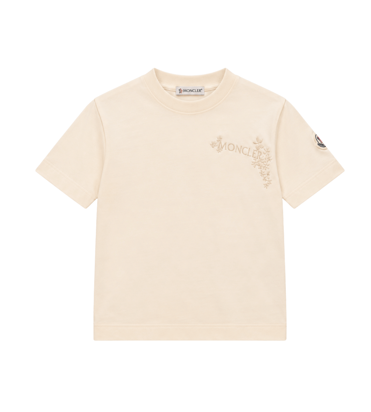 Katoenjersey T-shirt Wit Ivoor