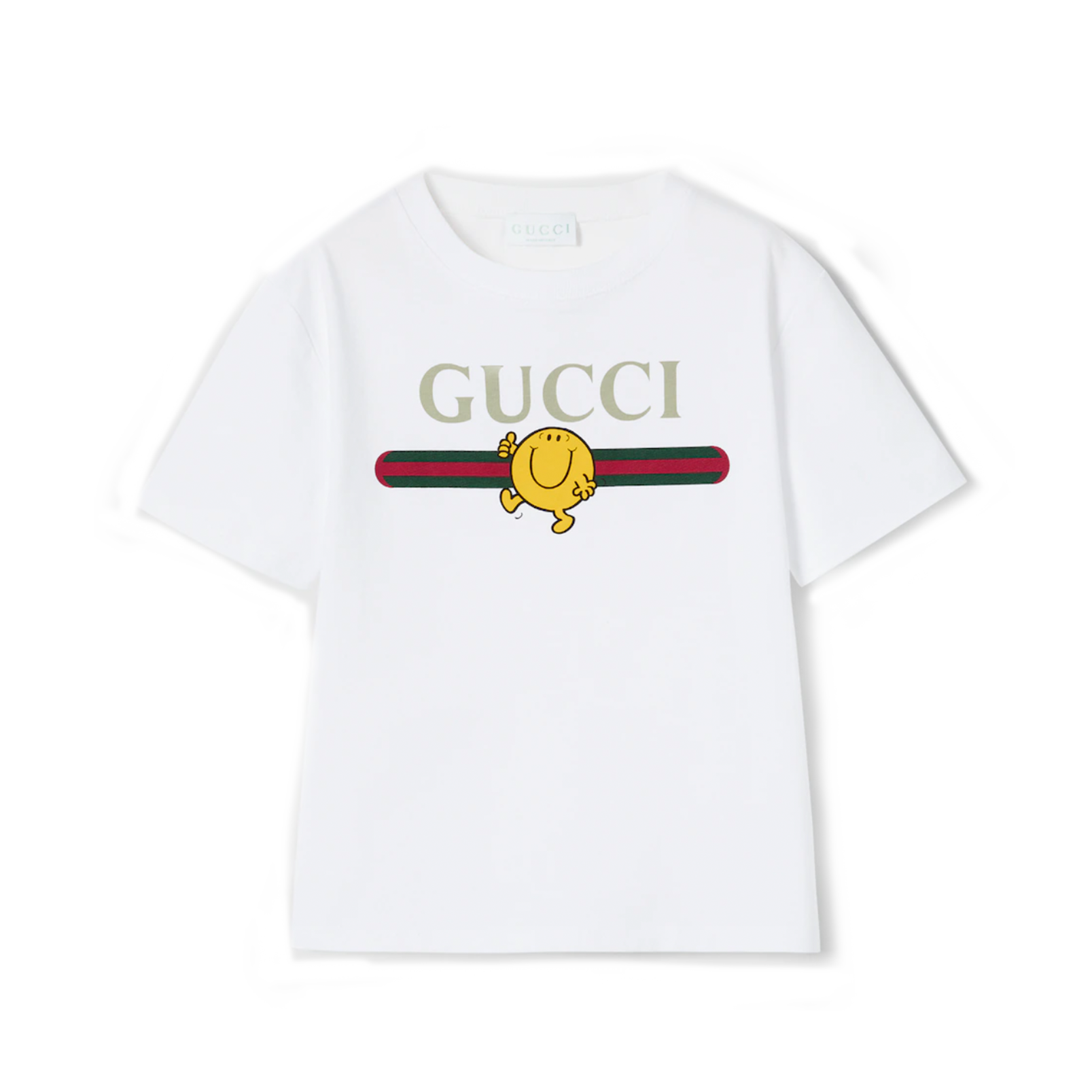 Gucci x heer. MEN™ T-shirt met print in wit (Kinderen)