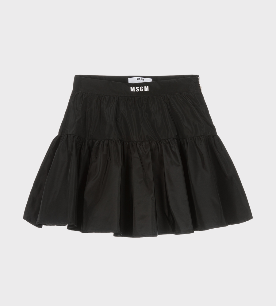 Taffeta Mini skirt Black