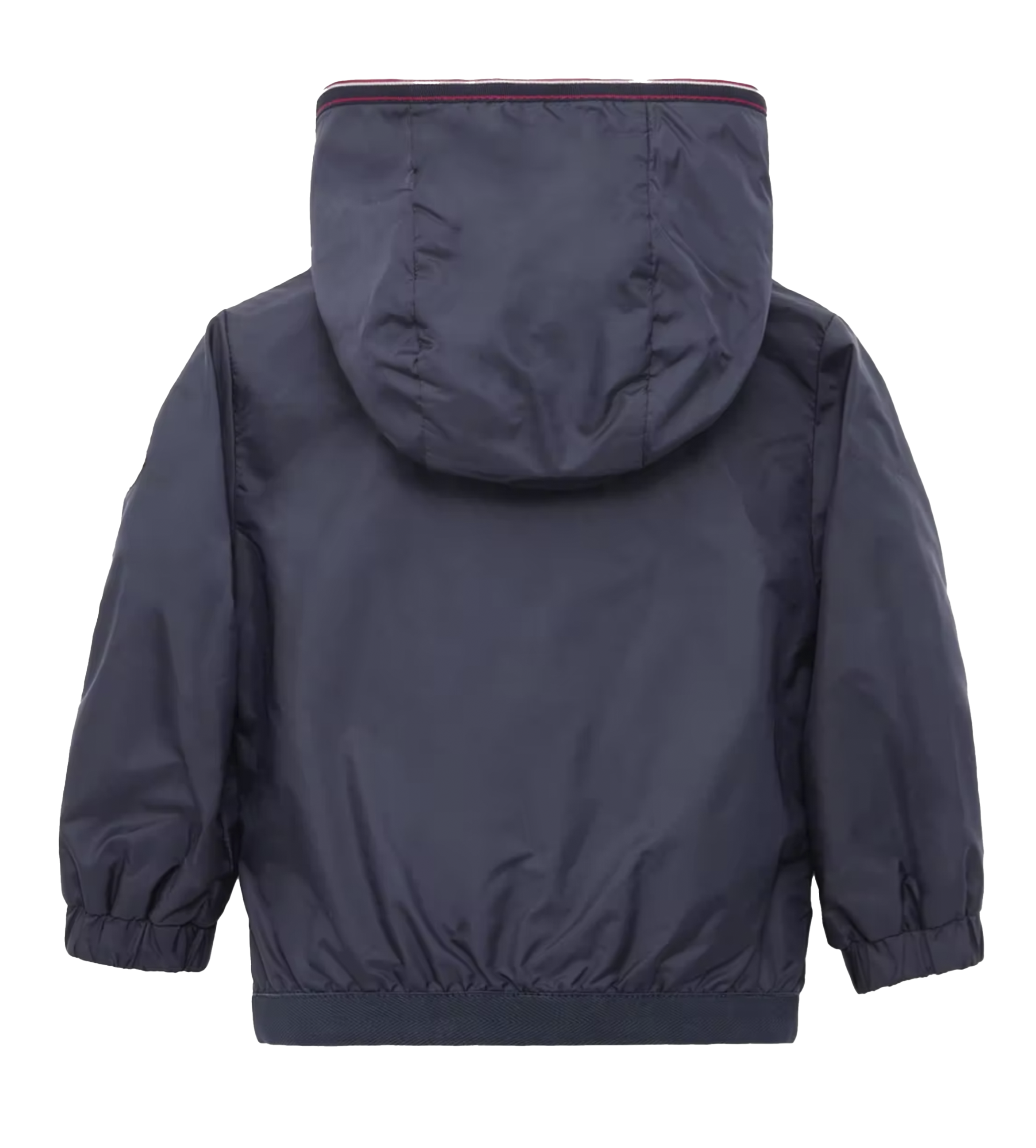 Moncler Anton Hooded Rain Jacket in Navy Blue (Kids)