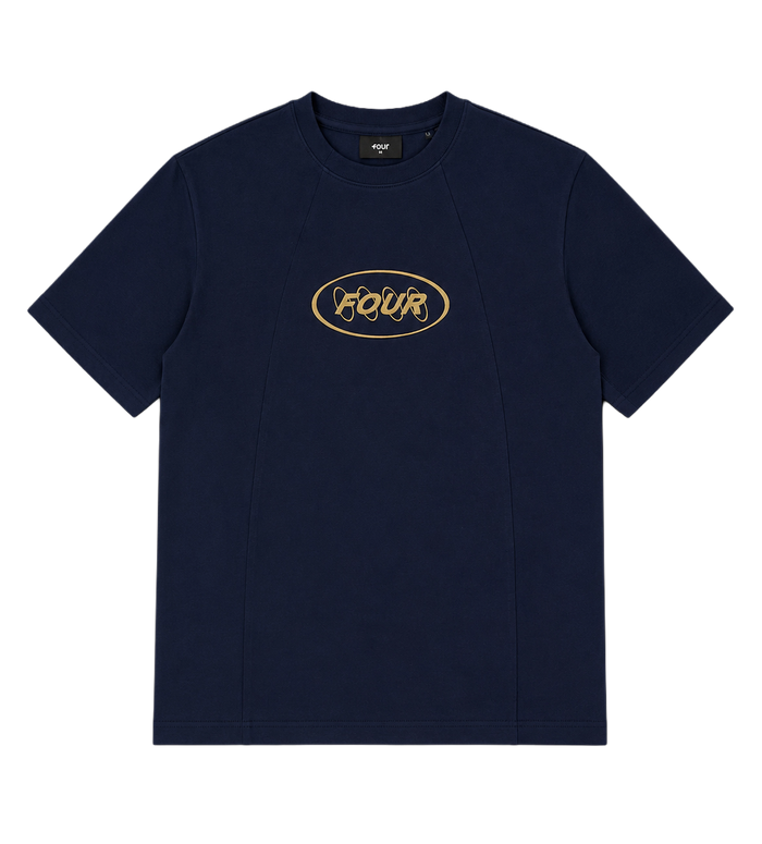 Contained Circles T-shirt Dark Blue
