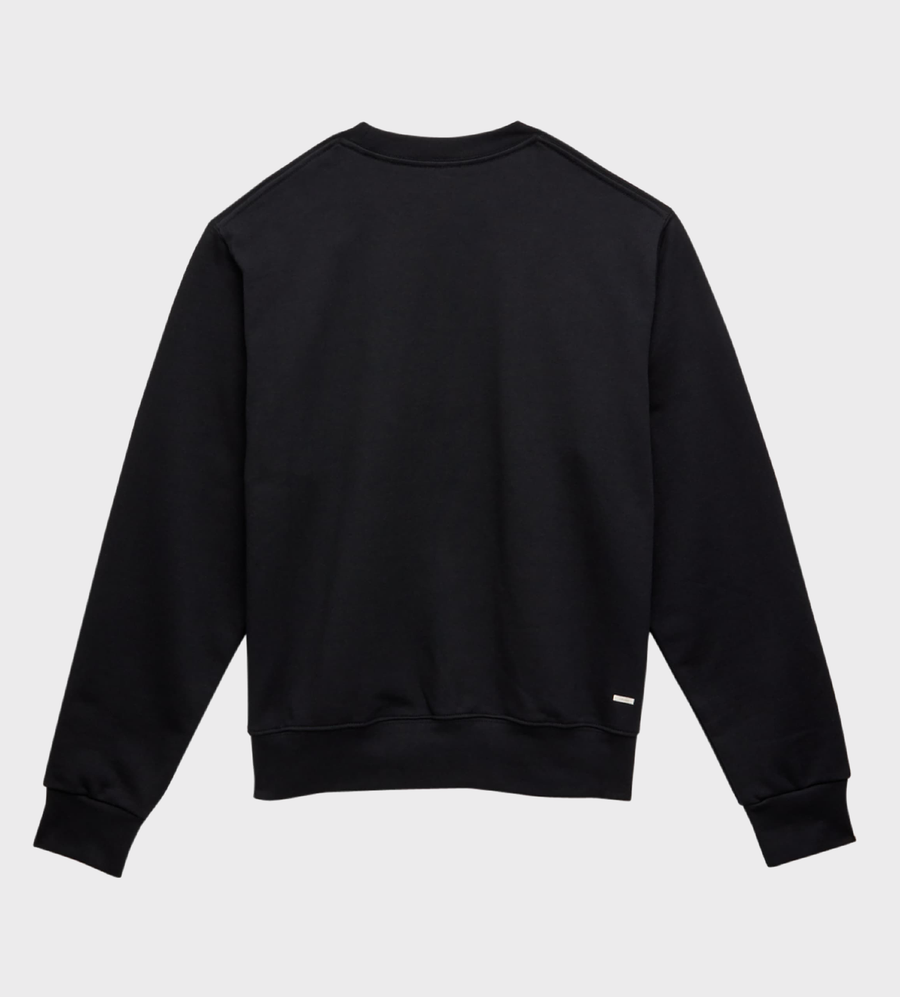 Logo-Print Sweatshirt Black