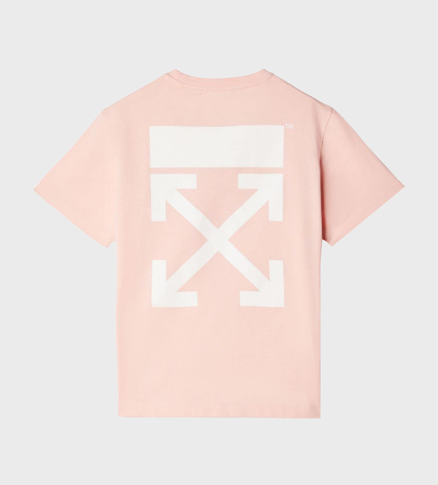 Arrows-Print T-shirt Pink