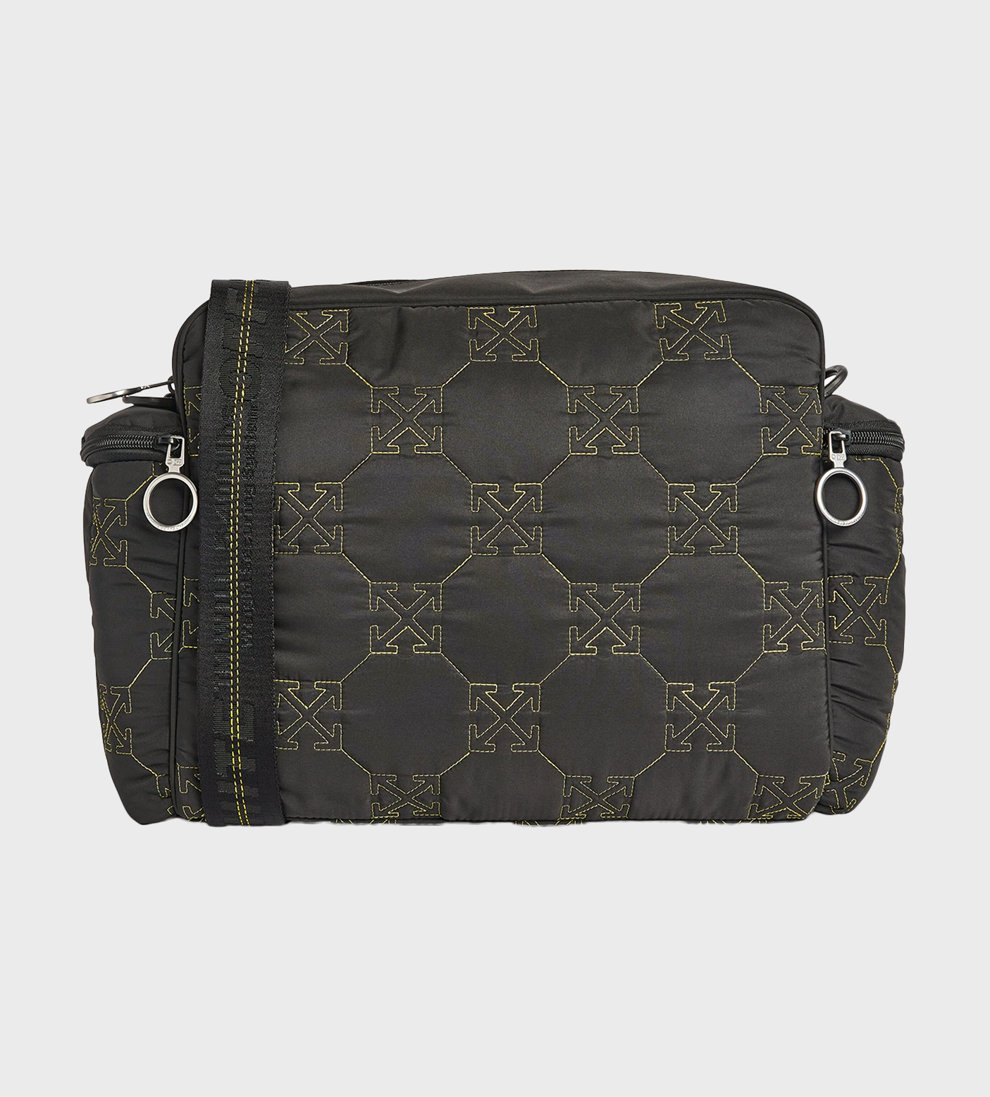 OW Logo Diaper Bag Black