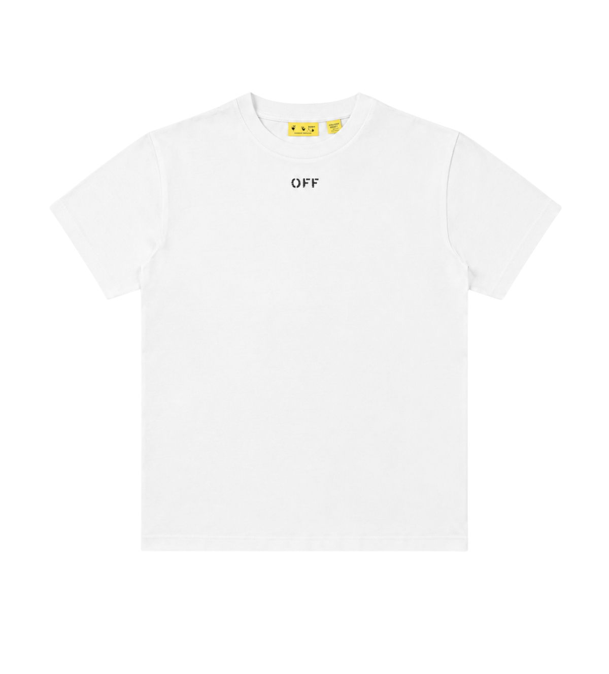 Kids Arrow Verf Logo T-shirt Wit