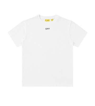 Kids Arrow Verf Logo T-shirt Wit