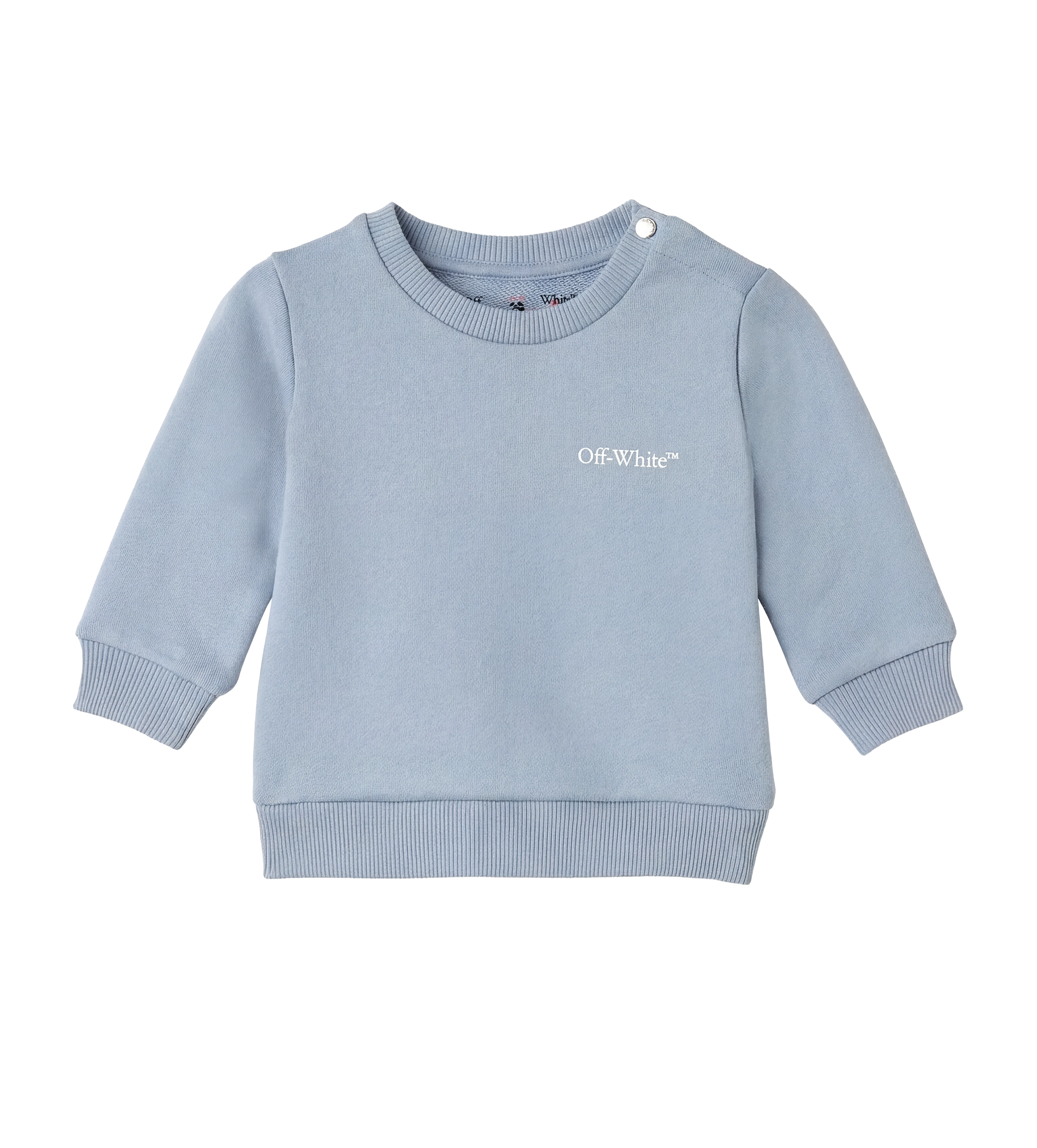 Off-White Kids Scribble Logo Sweatshirt in Light Blue