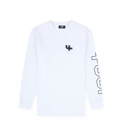 Outline Longsleeve Cuffed wit