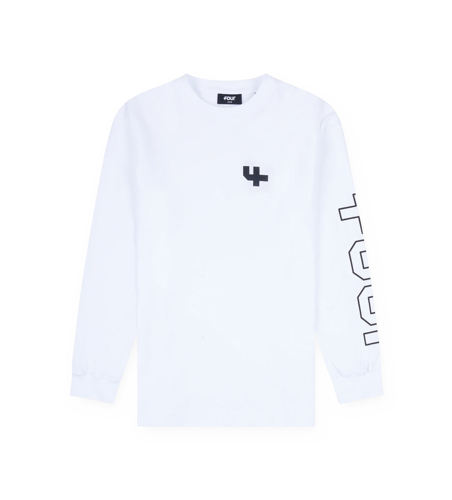 Outline Longsleeve Cuffed wit
